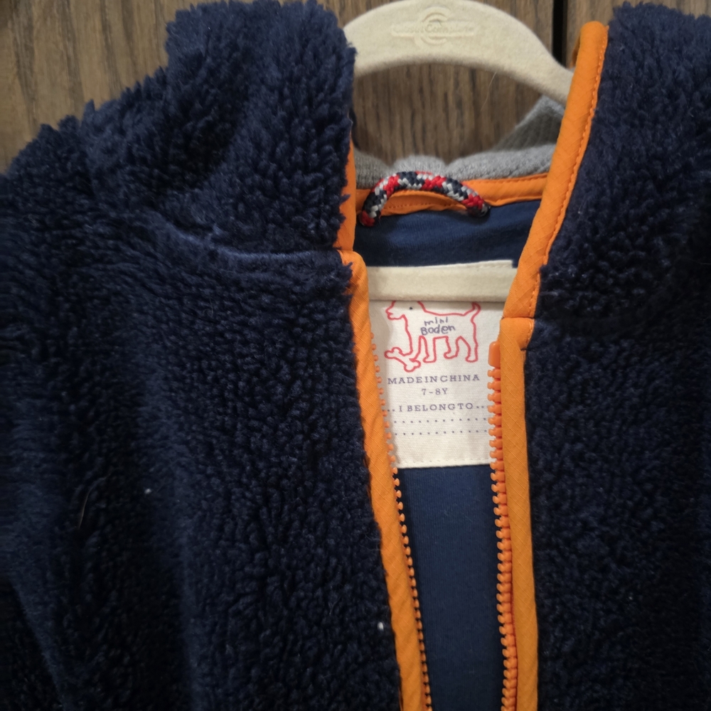 Mini Boden Heavyweight Fleece Jacket - Picture 2 of 2